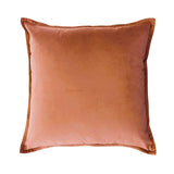 Mira Velvet Cushion 50cm Rust