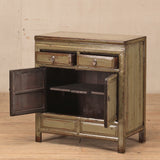 Oriental Cabinet - 2 Drawers + 2 Doors