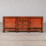 Oriental Cabinet - 4 Drawers + 2 Doors