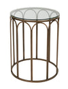 Calvin Metal Side Table 45x55cm Gold#