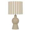 Montauk Ceramic Lamp 30.5x54cm Mustard