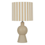 Montauk Ceramic Lamp 30.5x54cm Mustard