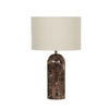 Lucia Marble Table Lamp Brown/Natural