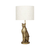 Leo Leopard Table Lamp 27x56cm w/Globe#