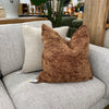 Perri Chenille Cushion Brown