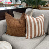 Perri Chenille Cushion Brown