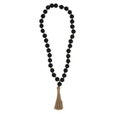 Saffron Wooden Beads 53cm Black