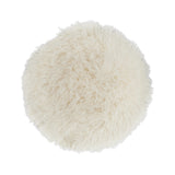 Pelaje Faux Fur Round Cushion 40cm Ivory