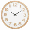 Wallace MDF Clock 50cm Natural/White