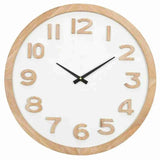 Wallace MDF Clock 50cm Natural/White