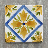 Limone Ceramic Coaster 10cm 6 Asst CDU