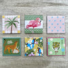 Jungle Ceramic Coaster 10cm 6 Asst CDU