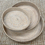 Round Rattan Tray 50cm