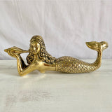 Ariel Brass Lying Mermaid