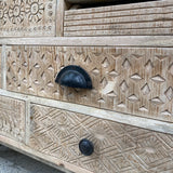 CARVED CHEST OF DRAWERS