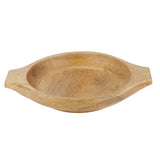 Caleb Wood Bowl With Handles - Natural