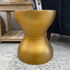 Hammered Hourglass Stool