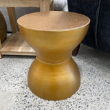 Hammered Hourglass Stool