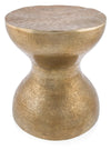 Hammered Hourglass Stool