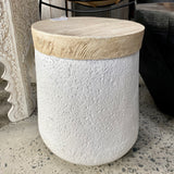 Venice Indoor/Outdoor Faux Wood Stool